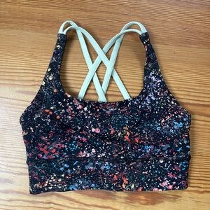 Flowerescent Energy Bra - Longline